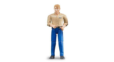 WORLD MALE FIGURE WITH HAIR & BOOTS