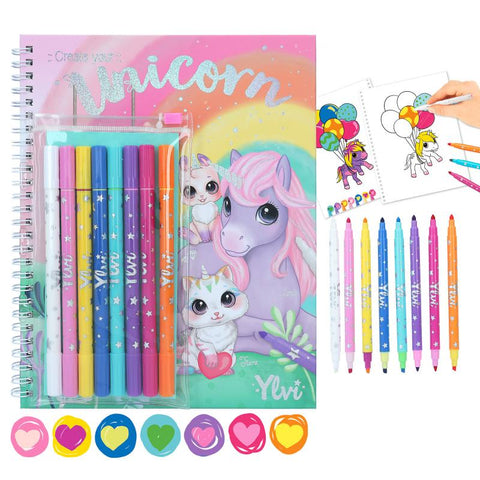 YIVI COLOURING BOOK WITH PEN SET