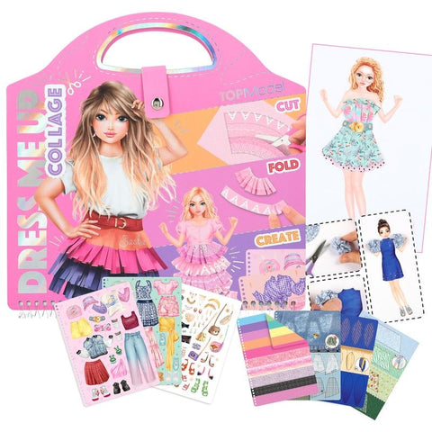 TOP MODEL DRESS ME UP COLLAGE BOOK