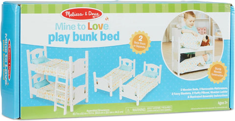 MELISSA & DOUG PLAY BUNK BED