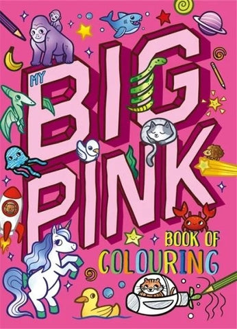 BIG PINK COLOURING BOOK
