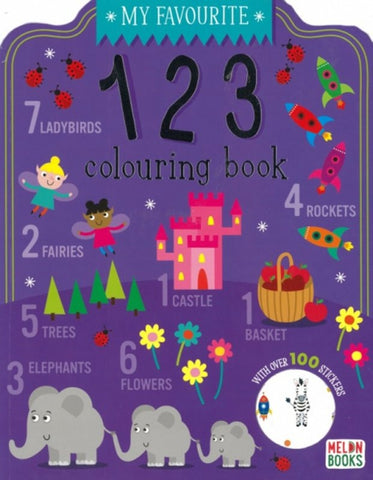 MY FAVOURITE 123 COLOURING BOOK