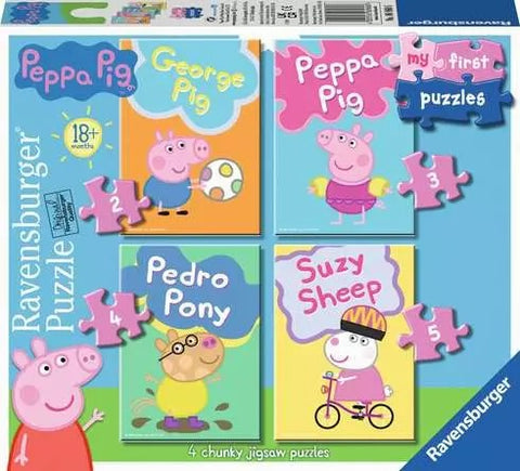 PEPPA PIG 4-IN-1 MY FIRST FLOOR PUZZLE