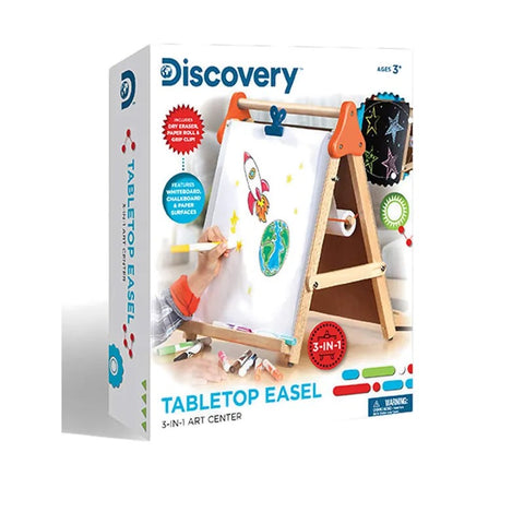 DISCOVERY TOY WOOD EASEL TABLETOP