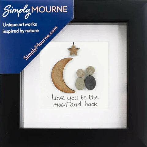 LOVE YOU TO THE MOON & BACK 4 X 4 FRAME