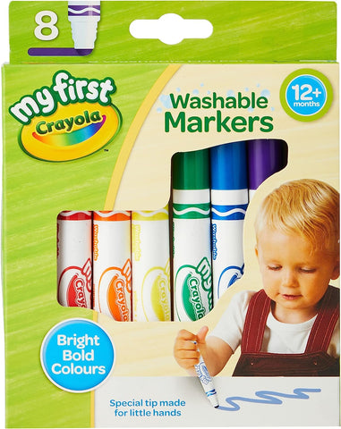 8 MY FIRST CRAYOLA FIRST MARKERS