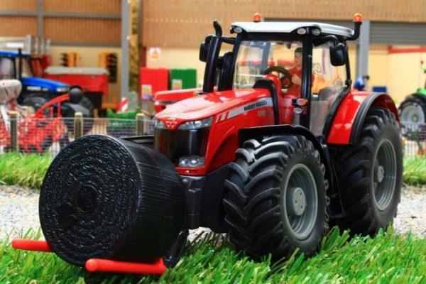 MF8680 W/BALE HANDLER