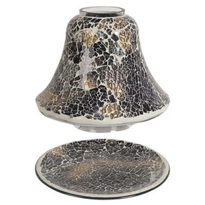 Jar Shade & Tray Set - Black & Gold
