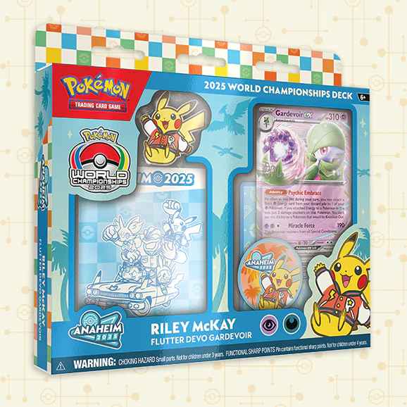 POKEMON TCG WORLD CHAMP DECKS 2025 ASST
