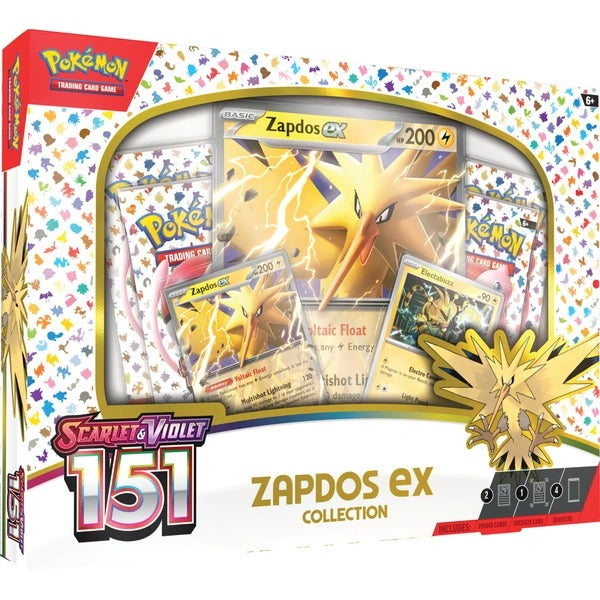 POKEMON TCG: SCARLET & VIOLET 151 ZAPDOS EX COLLECTION