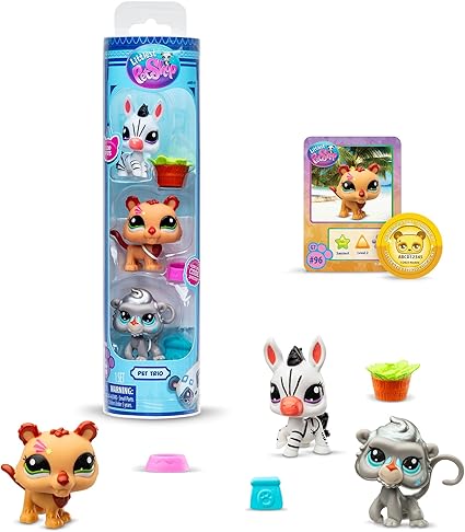 LITTLEST PET SHOP PET TRIO TUBE SEASON 2