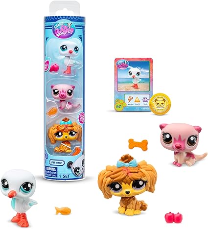 LITTLEST PET SHOP PET TRIO TUBE SEASON 2