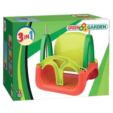 GREEN GARDEN 3 IN 1 KIDS SWING SEAT