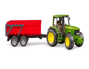 JOHN DEERE B6920 WITH TIPPING TRAILER (RED)