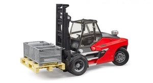 LINDE HT160 FORKLIFT WITH PALLET & 3 CAGES