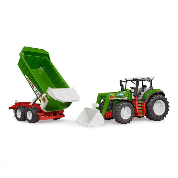 ROADMAX TRACTOR WITH FRONT LOADER & TIPPING TRAILER