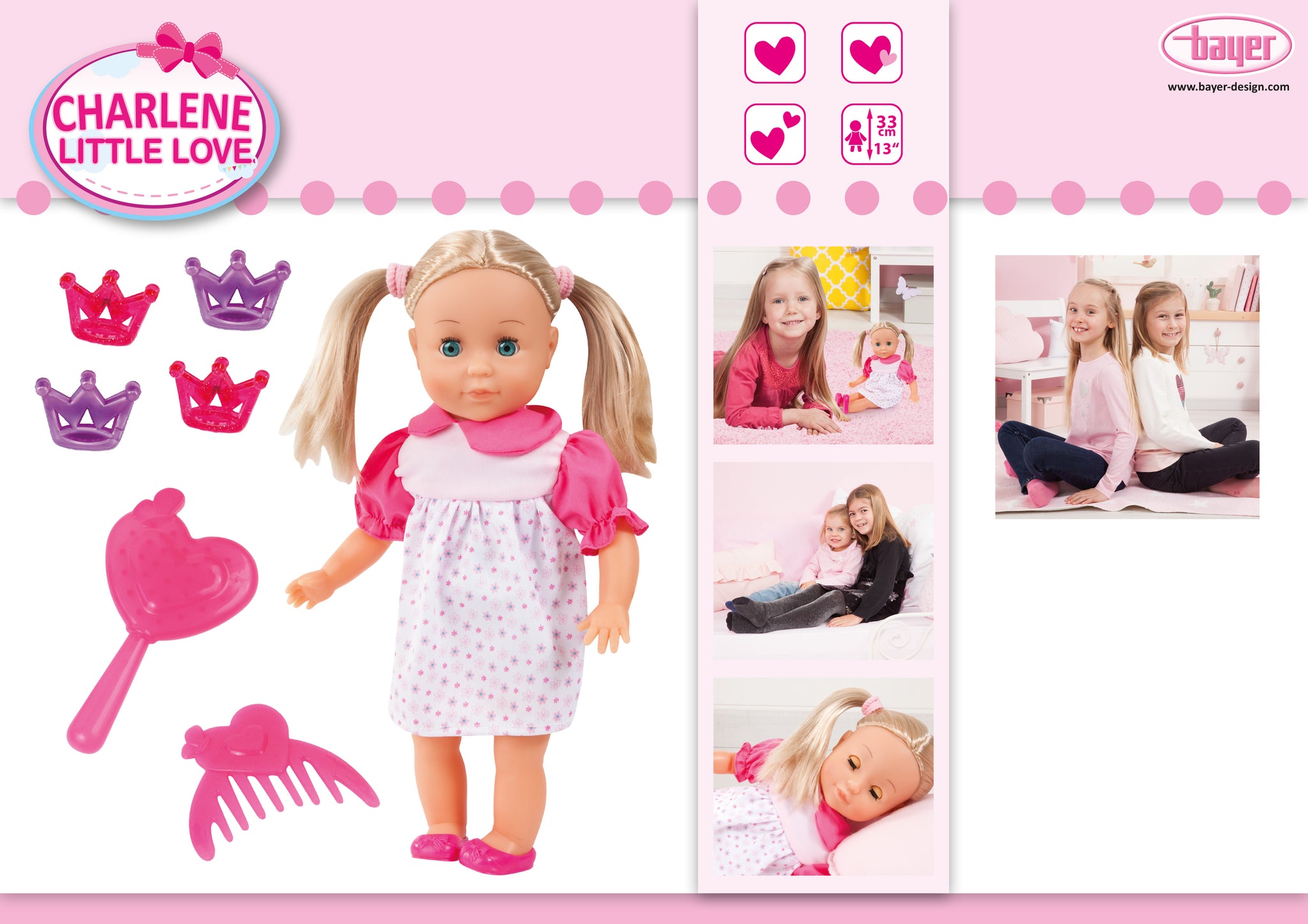 Charlene Little Love with Accessories (33cm Doll)