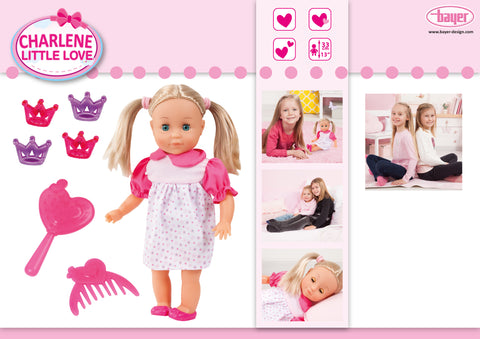 33CM CHARLENE LITTLE LOVE DOLL WITH ACCESSORIES