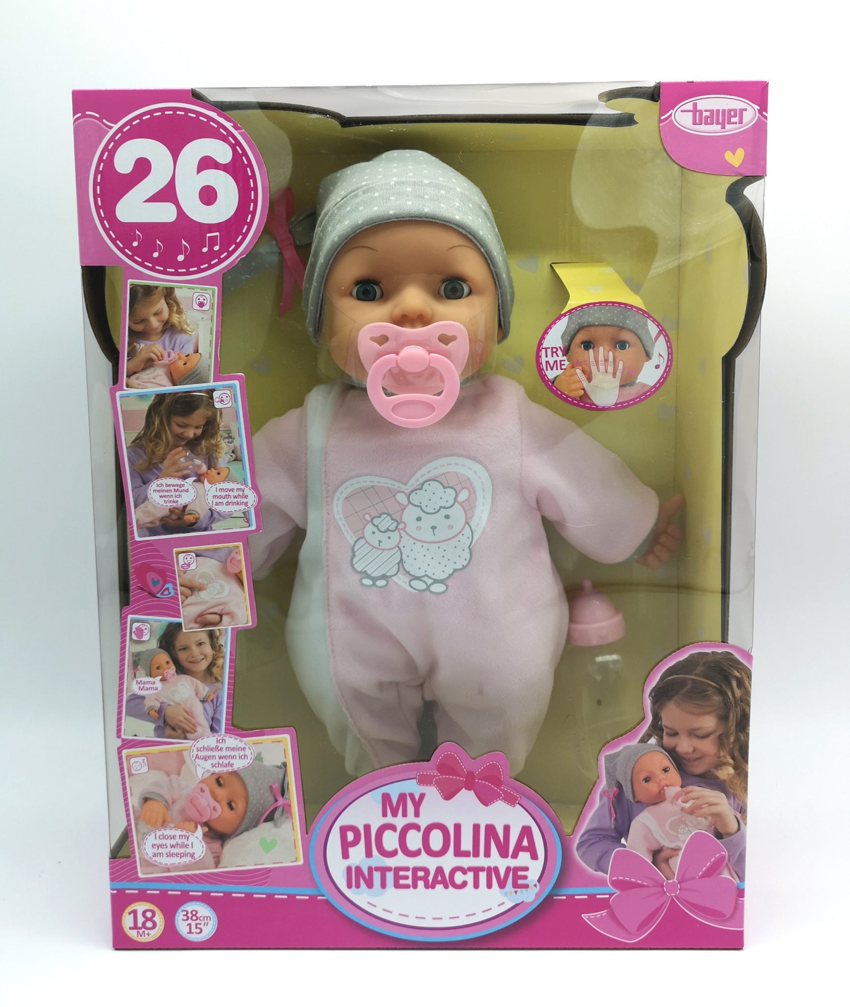 38CM MY PICCOLINA INTERACTIVE DOLL