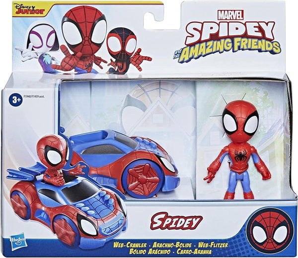 SPIDER AMAZING FRIENDS FIGURE & VEHICLE