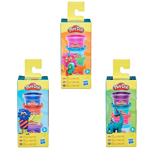 PLAYDOH MINI METALIC SHINE POTS ASSTORTED