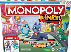 MONOPOLY JUNIOR - 2 GAMES IN 1