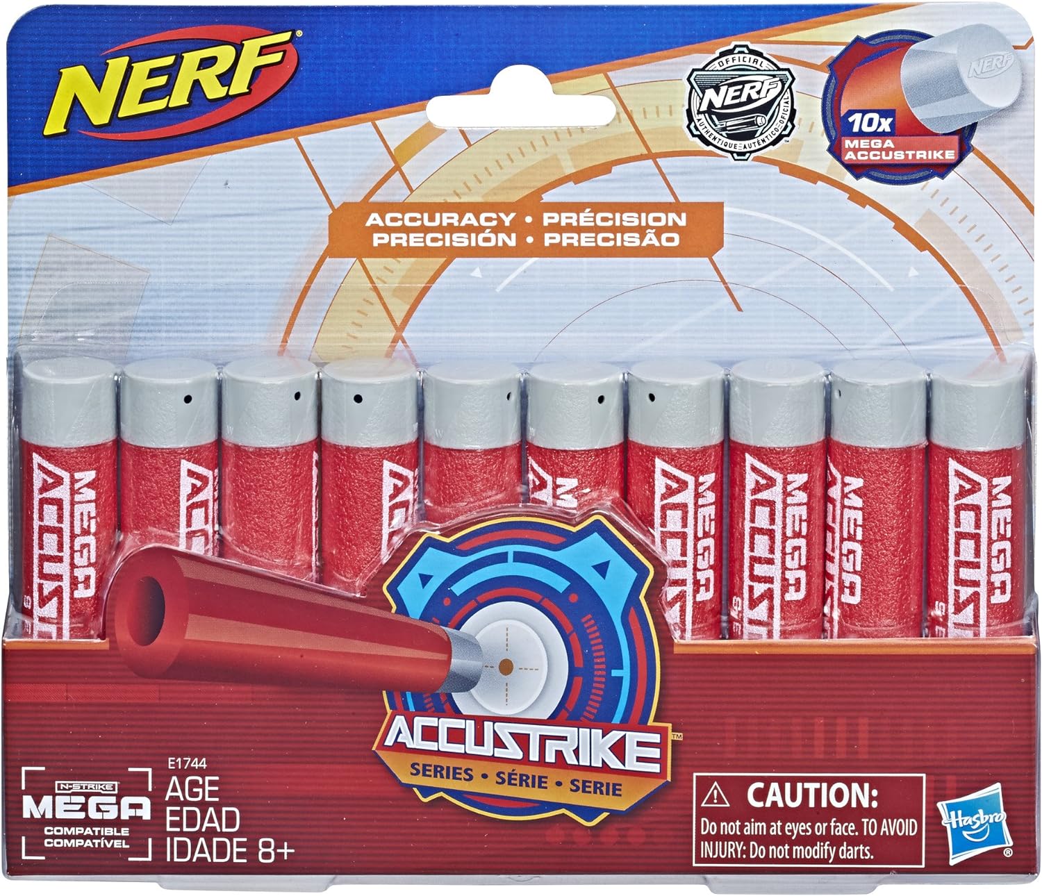 NERF ACCUSTRIKE MEGA DARTS - 10 PACK