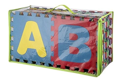 ALPHABET FOAM PUZZLE MAT IN ZIP BAG