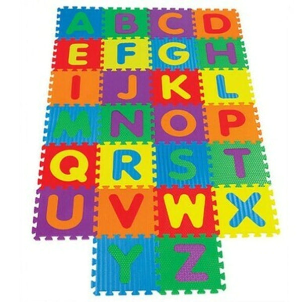 ALPHABET FOAM PUZZLE MAT IN ZIP BAG