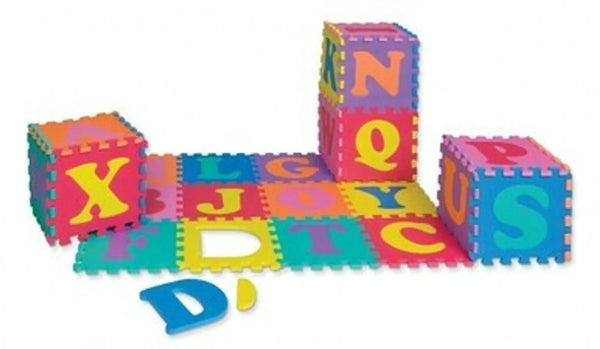 ALPHABET FOAM PUZZLE MAT IN ZIP BAG