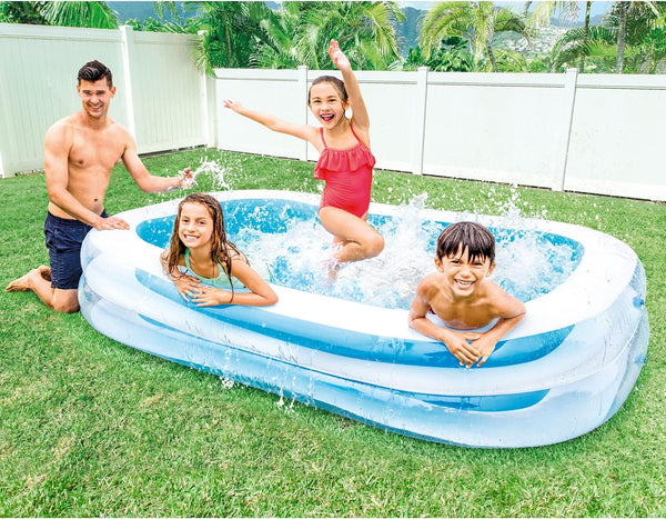 2 RING FAMILY POOL 103" x 69" x 22"