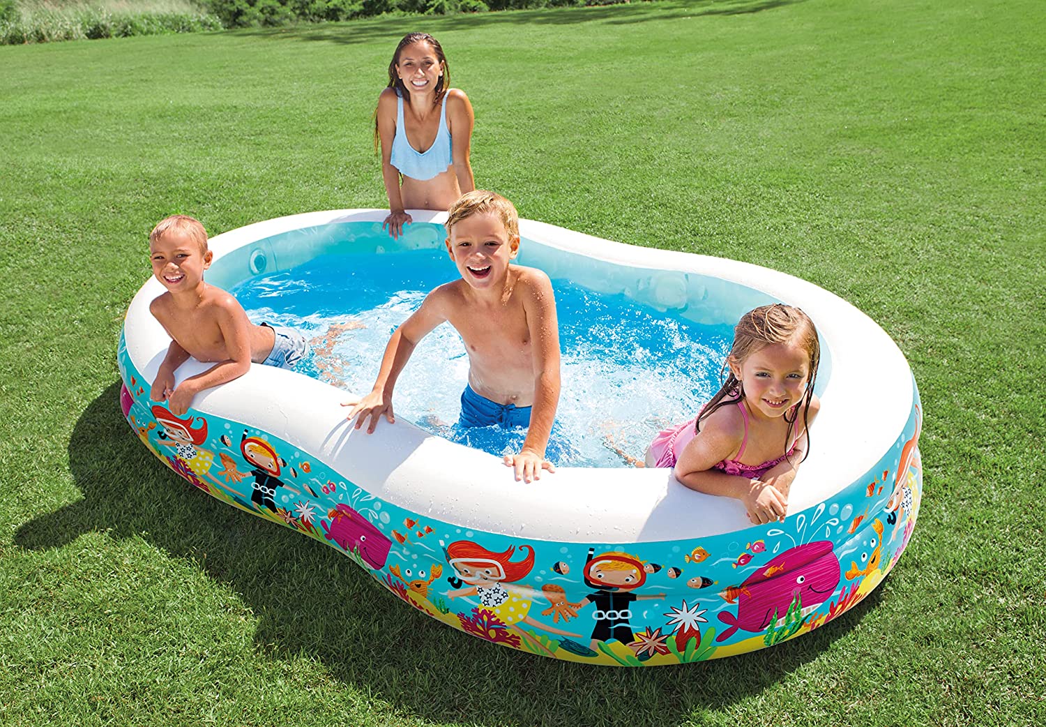 INTEX PARADISE SEASIDE POOL 8FT X 5FT X 18"