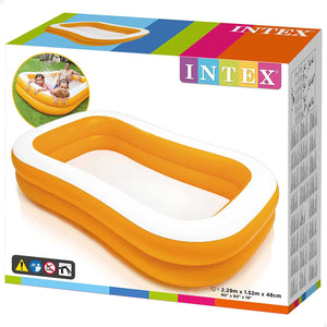 INTEX FAMILY SWIMMING POOL 7' X 5' X 19"