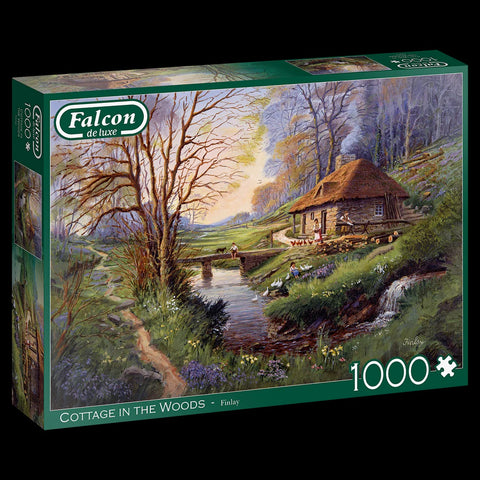 1000 PIECE JIGSAW COTTAGE IN THE WOODS