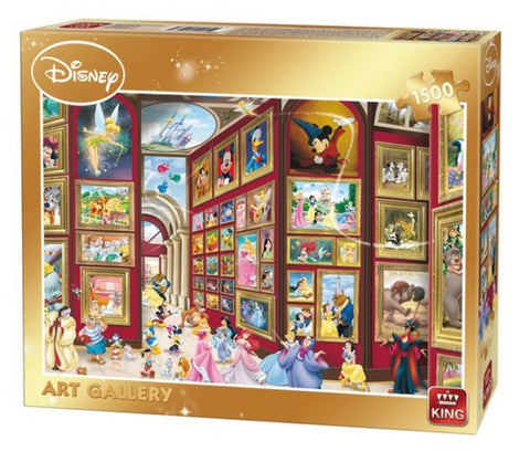 1500 PIECE JIGSAW - DISNEY ART GALLERY