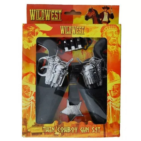 WILD WEST TWIN COWBOY PLAYSET