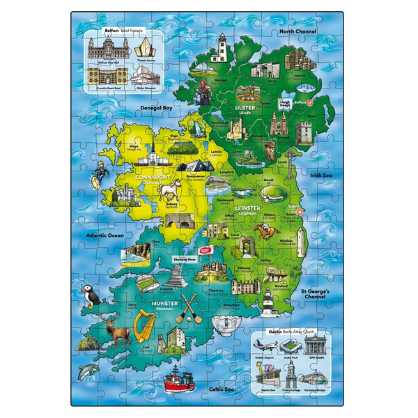 IRELAND MAP PUZZLE