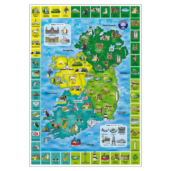 IRELAND MAP PUZZLE