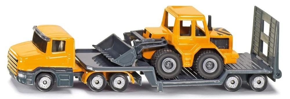 SIKU 1:87 LOW LOADER WITH FRONT LOADER