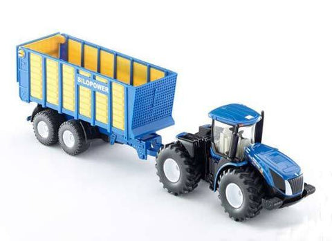 1:50 NEW HOLLAND TRACTOR WITH SILAGE TRAILER