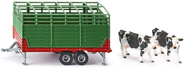 CATTLE TRAILER WITH 2 COWS