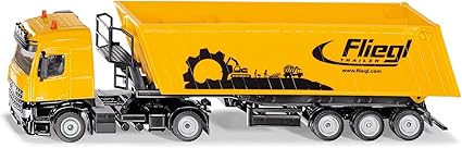 TRUCK WITH TIPPING TRAILER