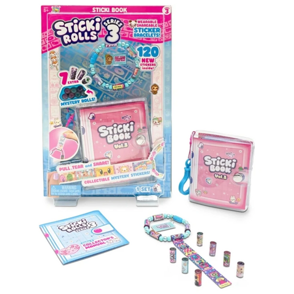 STICKI ROLLS STICKI BOOK PACK S3