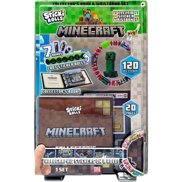 STICKI ROLLS MINECRAFT COLLECTORS BOOK