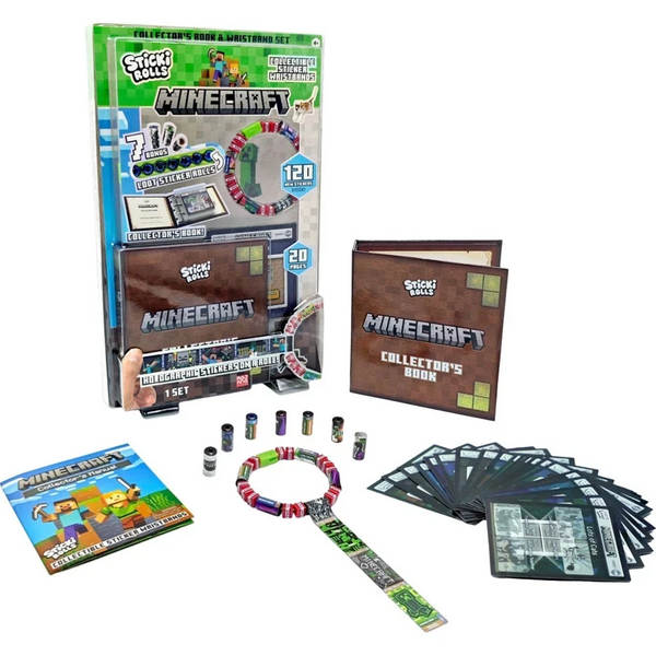 STICKI ROLLS MINECRAFT COLLECTORS BOOK