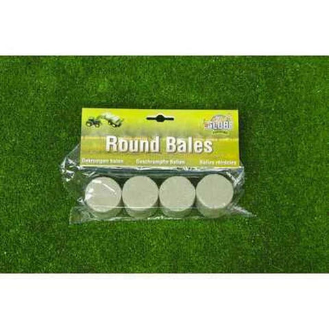 KIDS GLOBE 1:32 SET OF 4 ROUND SILAGE BAL