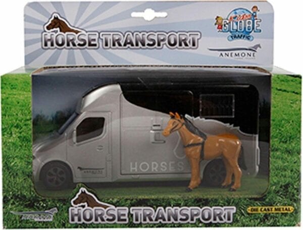 DIE CAST ANEMONE HORSE TRUCK WITH LIGHT AND SOUNDS