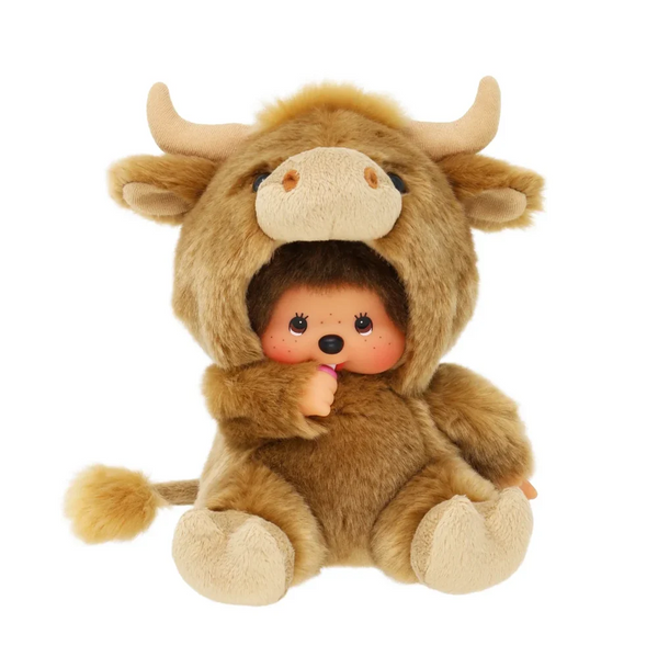 MONCHHICHI SITTING FLUFFY MIDLANDS COW
