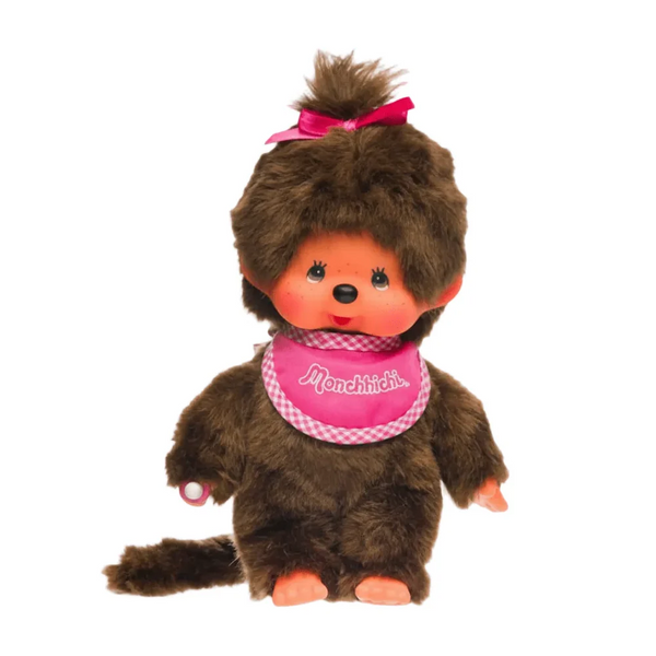 MONCHHICHI GIRL PINK FULL BIB COLOUR