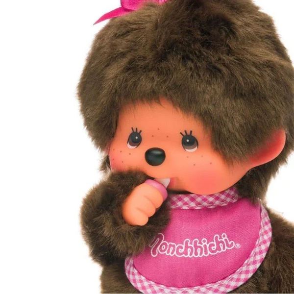 MONCHHICHI GIRL PINK FULL BIB COLOUR
